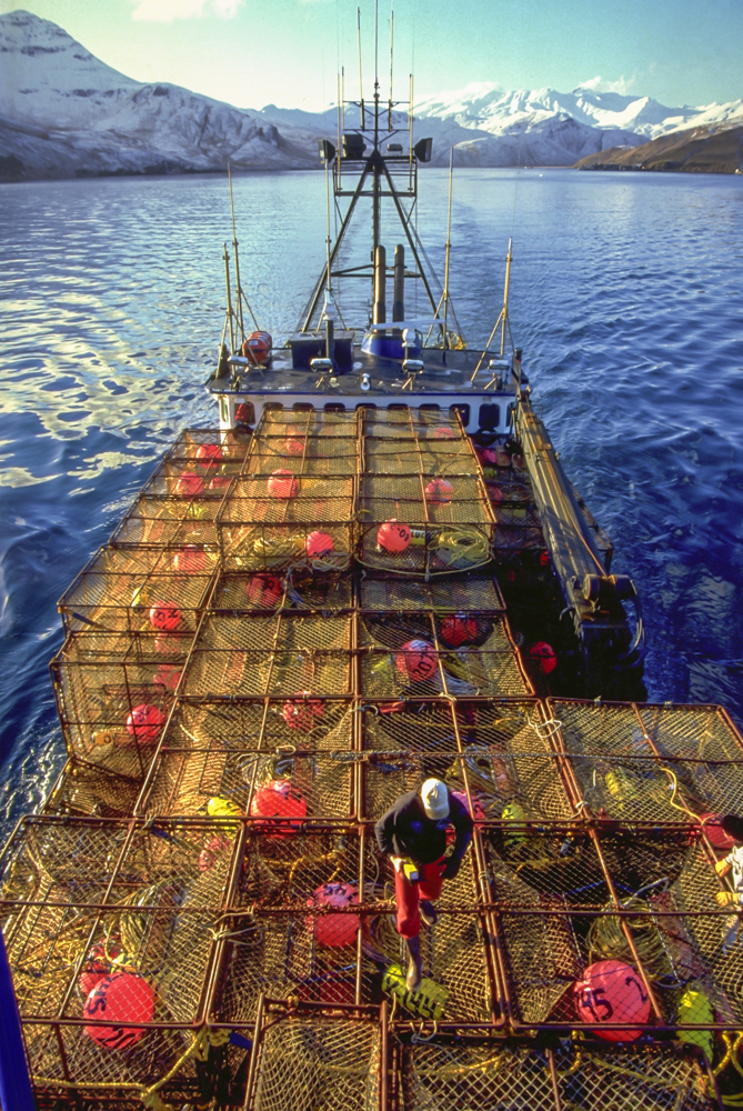 Crab boat in Alaska 