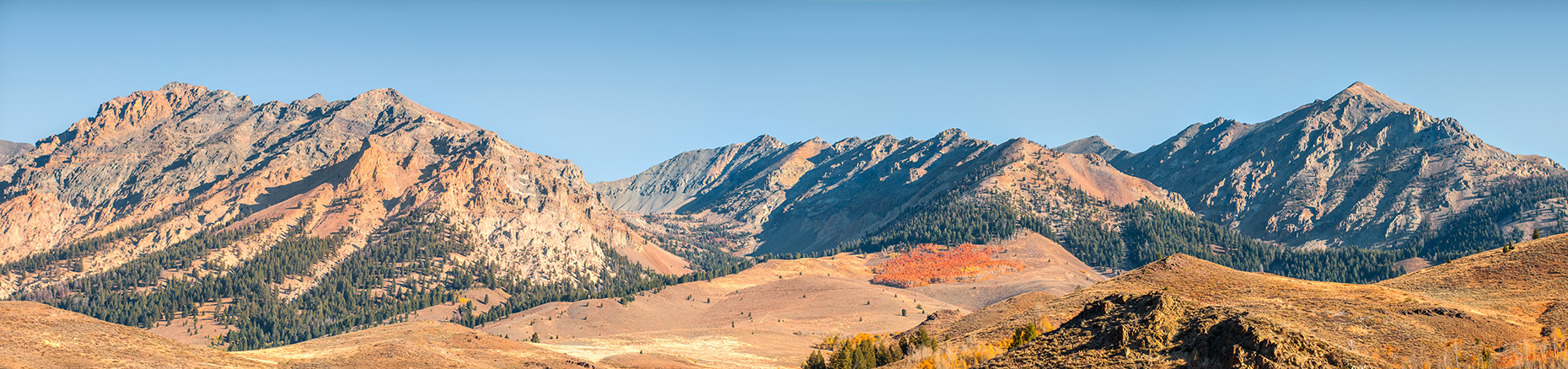Sawtooth Mountains of Idaho