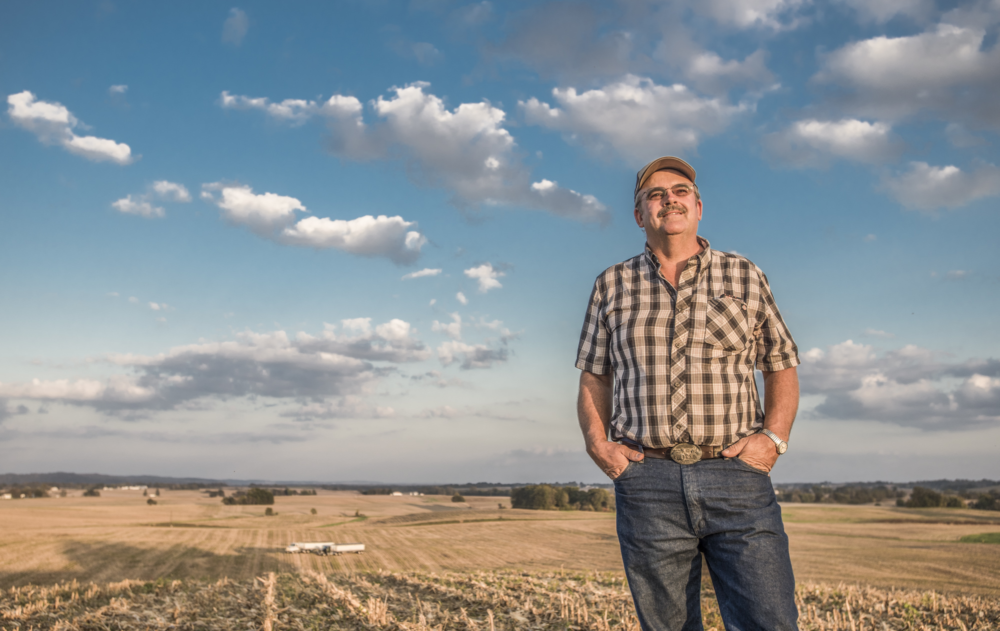 Farmer in field Boise Idaho commercial Photographer
