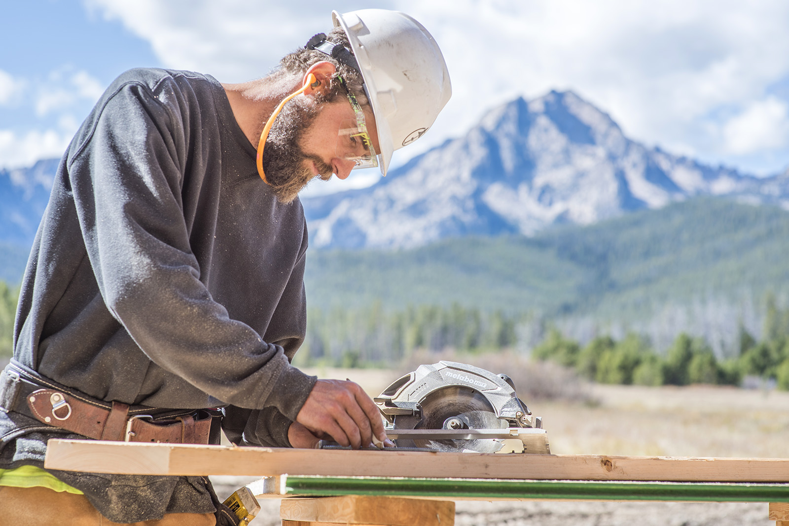 Construction worker in Idaho
