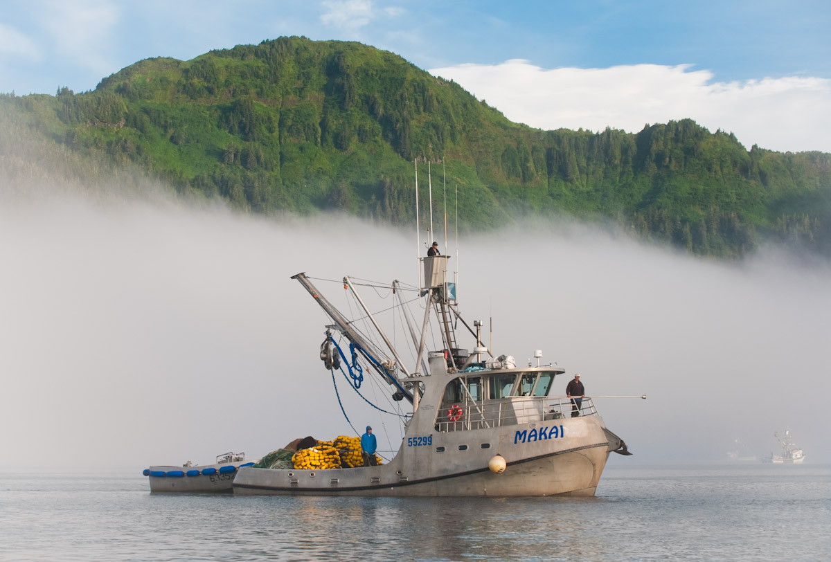 Alaska commercial fishing photography